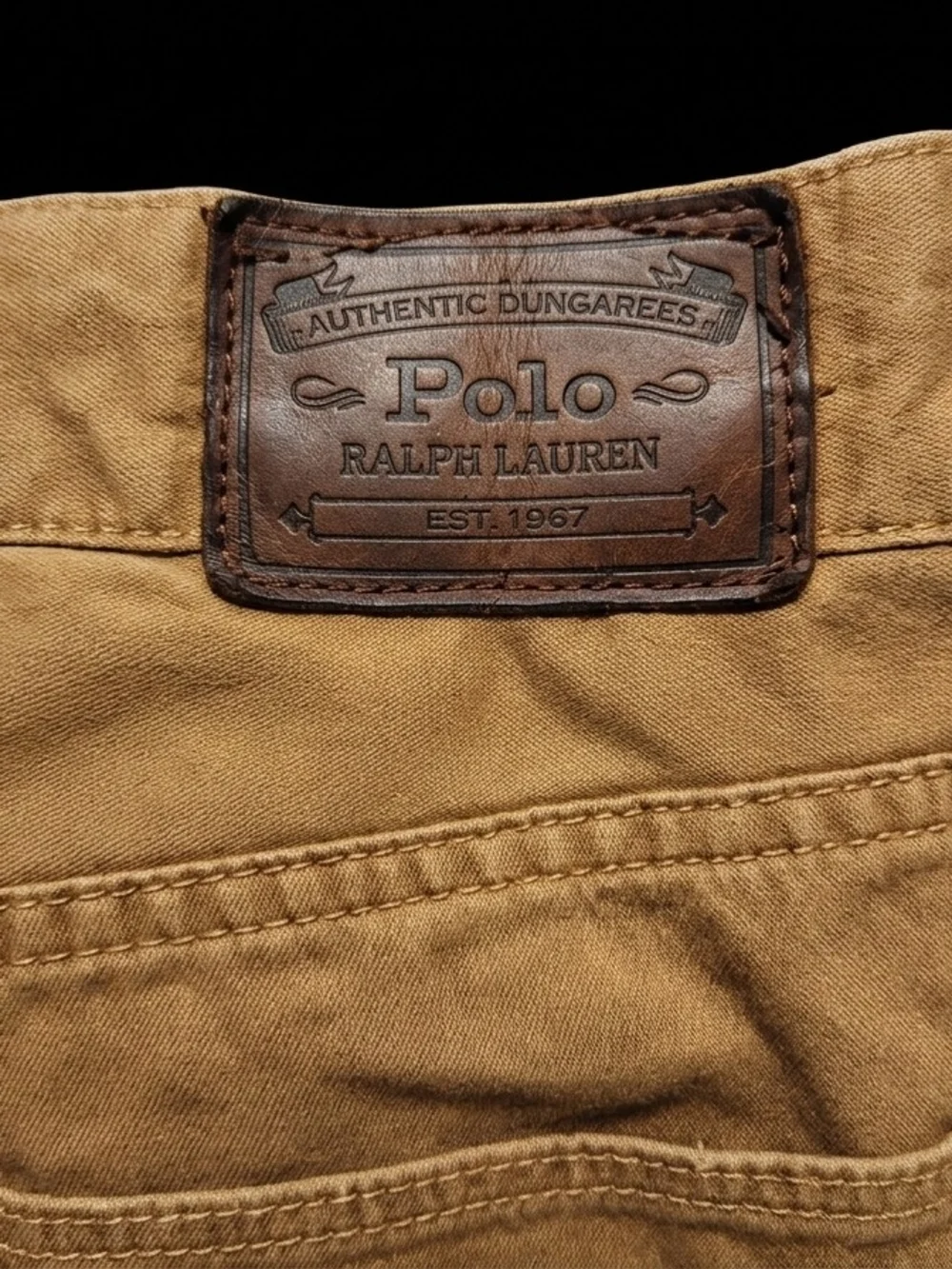 Ralph Lauren Polo Men's Cotton Pants in Caramel Brown